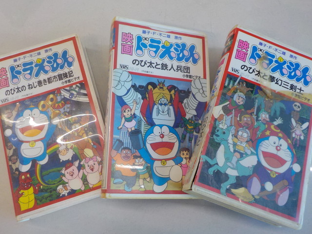 ☆TIN○○映画 ドラえもん VHS 6枚セット 小学館 ビデオ 3-11/11 