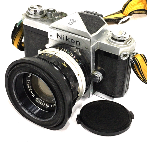 Nikon F アイレベル シルバー 非Ai NIKKOR-S Auto 50mm F1.4 一眼レフ