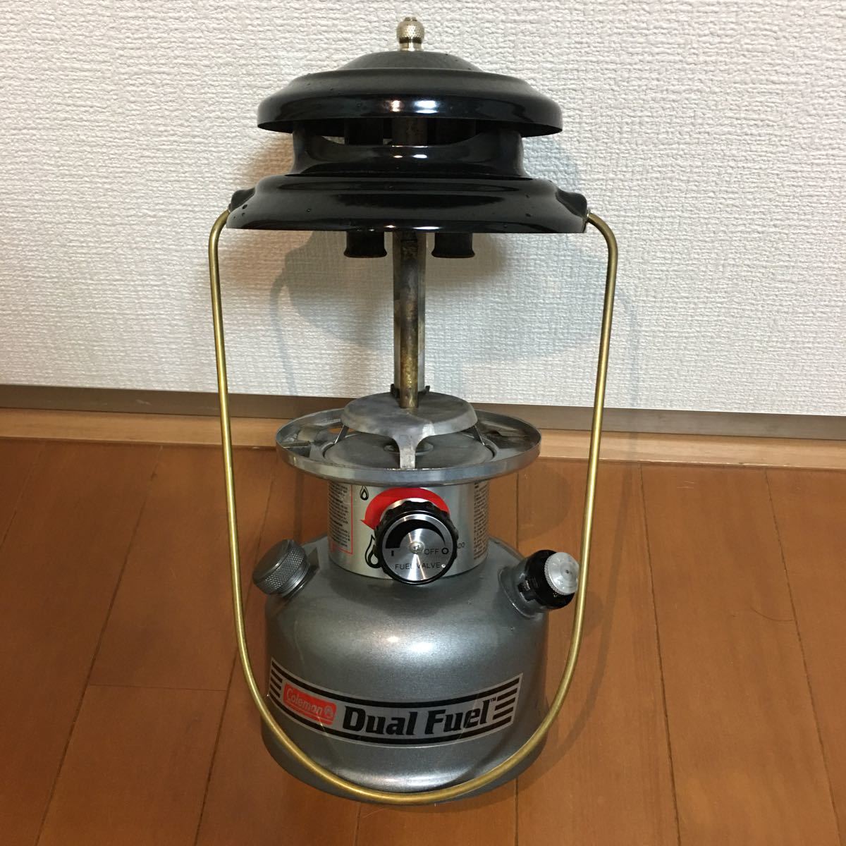 Coleman コールマンランタン コールマン 真鍮ハンドル カスタム済み