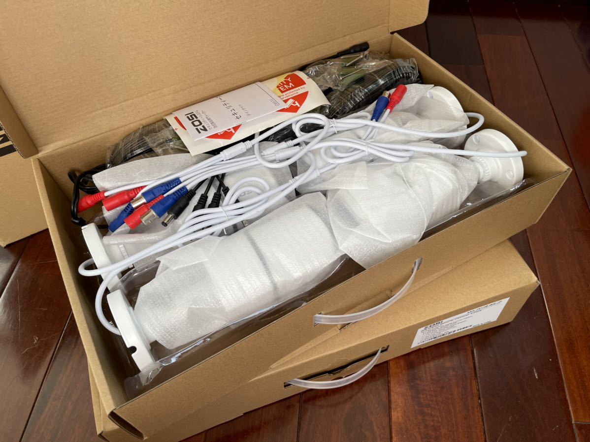 ZOSI HD防犯カメラ 8台セット .: ZOSI 200万画素防犯カメラ