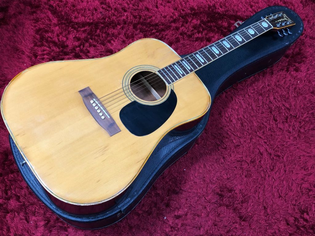 Kansas W-180 アコースティックギター ナチュラル ハードケース