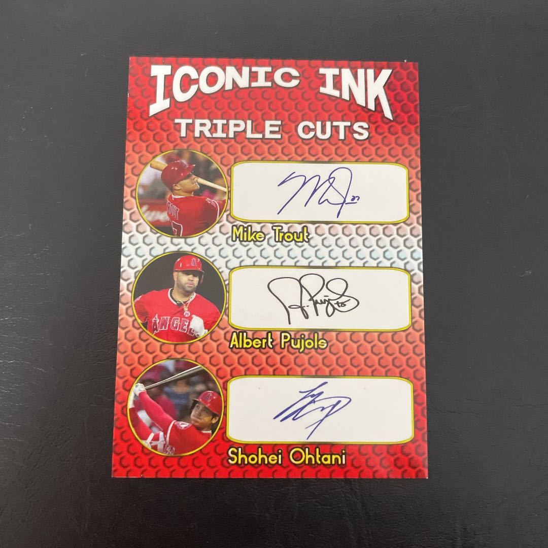 Iconic ink 大谷翔平 プホルス トラウト 