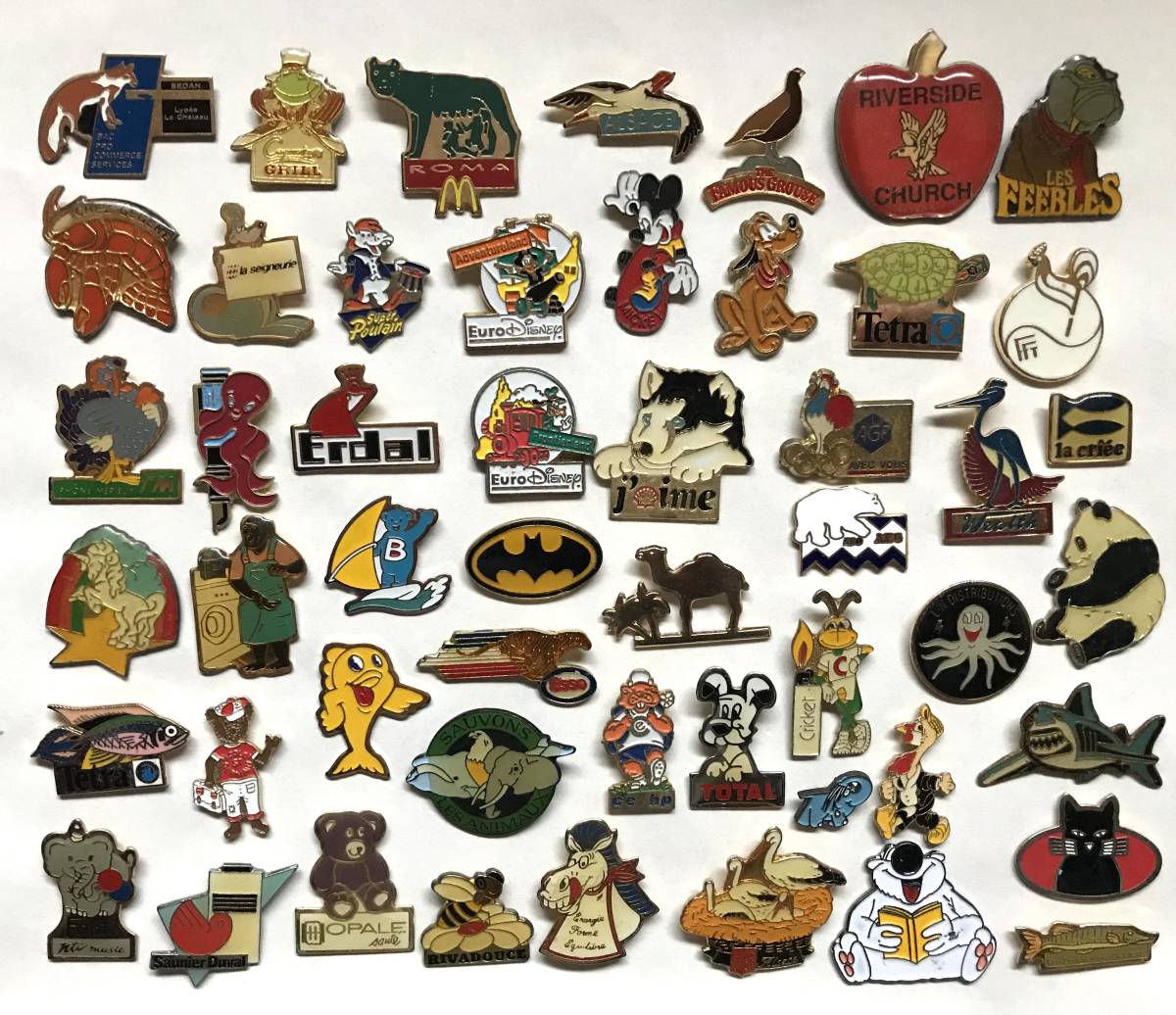格安，人気SALEフランス雑貨 ピンズ ピンバッジ 動物 キャラクター50個セット(その他)｜売買されたオークション情報、yahooの商品情報をアーカイブ公開 - オークファン その他