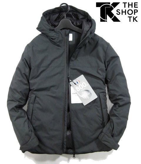 ※日111010新品▼ タケオキクチ フード付き ダウンジャケット 【 M 】 グレー系 ダウンブルゾン THE SHOP TK フランス産ダウン 撥水加工 ダウン ダウンジャケット 「撥水」ダウンジャケット KIKUCHI(ダウンジャケット KIKUCHI（タケオキクチ）の「◇コンビ ダウンブルゾン（ダウン