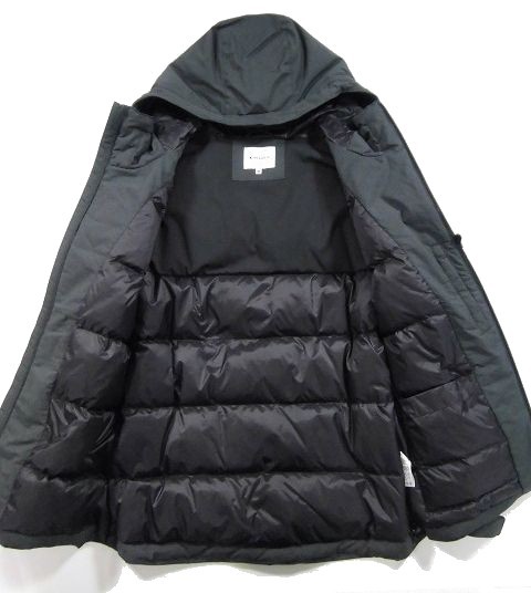※日111010新品▼ タケオキクチ フード付き ダウンジャケット 【 M 】 グレー系 ダウンブルゾン THE SHOP TK フランス産ダウン 撥水加工 ダウン ダウンジャケット 「撥水」ダウンジャケット KIKUCHI(ダウンジャケット KIKUCHI（タケオキクチ）の「◇コンビ ダウンブルゾン（ダウン