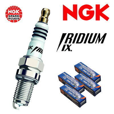 NGK イリジウムIXプラグ 1台分4本セット ランサーエボリューション CE9A(III) H6.9~H8.8 4G63(DOHCターボ) 送料無料