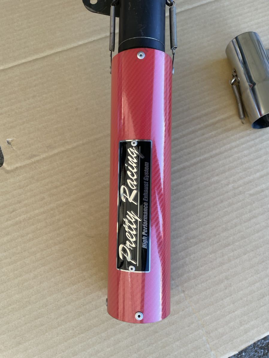 プリティー製 CBX400F ガニマタ ブレット管 メッキ 4-2-1 マフラー