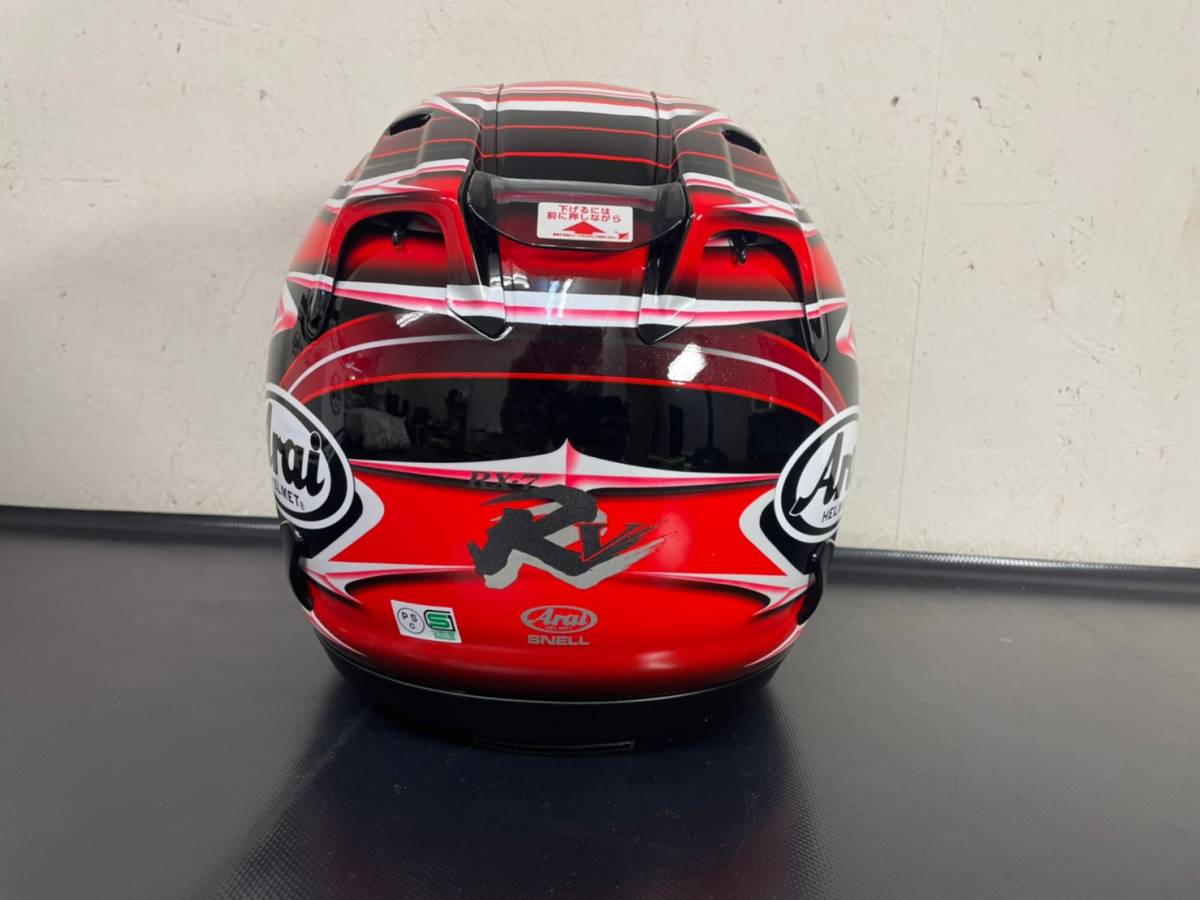R3-11-T72 美品 Arai アライ RX-7 RR5 ランディ・マモラ ヘルメット