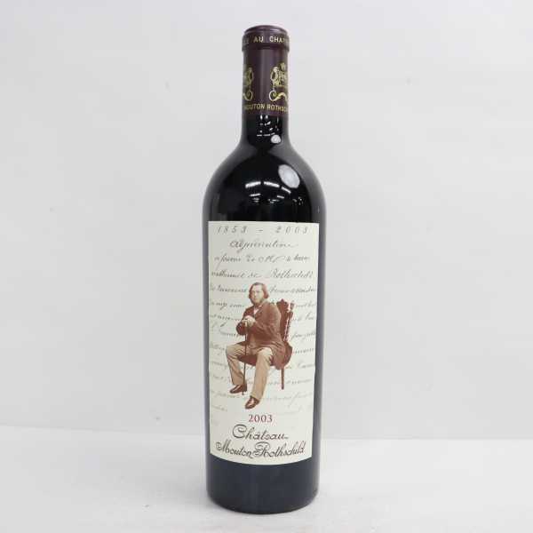 【驚きの破格値，新品】 Chateau Mouton Rothschild シャトー ムートン ロートシルト 2003 13％ 750ml T21K130016(ポイヤック)｜売買されたオークション情報、yahooの商品情報をアーカイブ公開 - オークファン 赤
