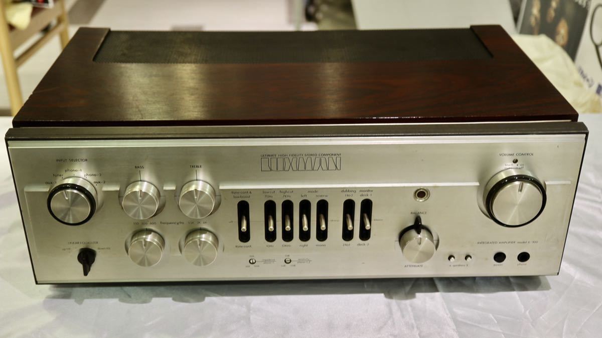 LUXMAN L-100 ラックスマン プリメインアンプ ジャンク品 【公式通販】