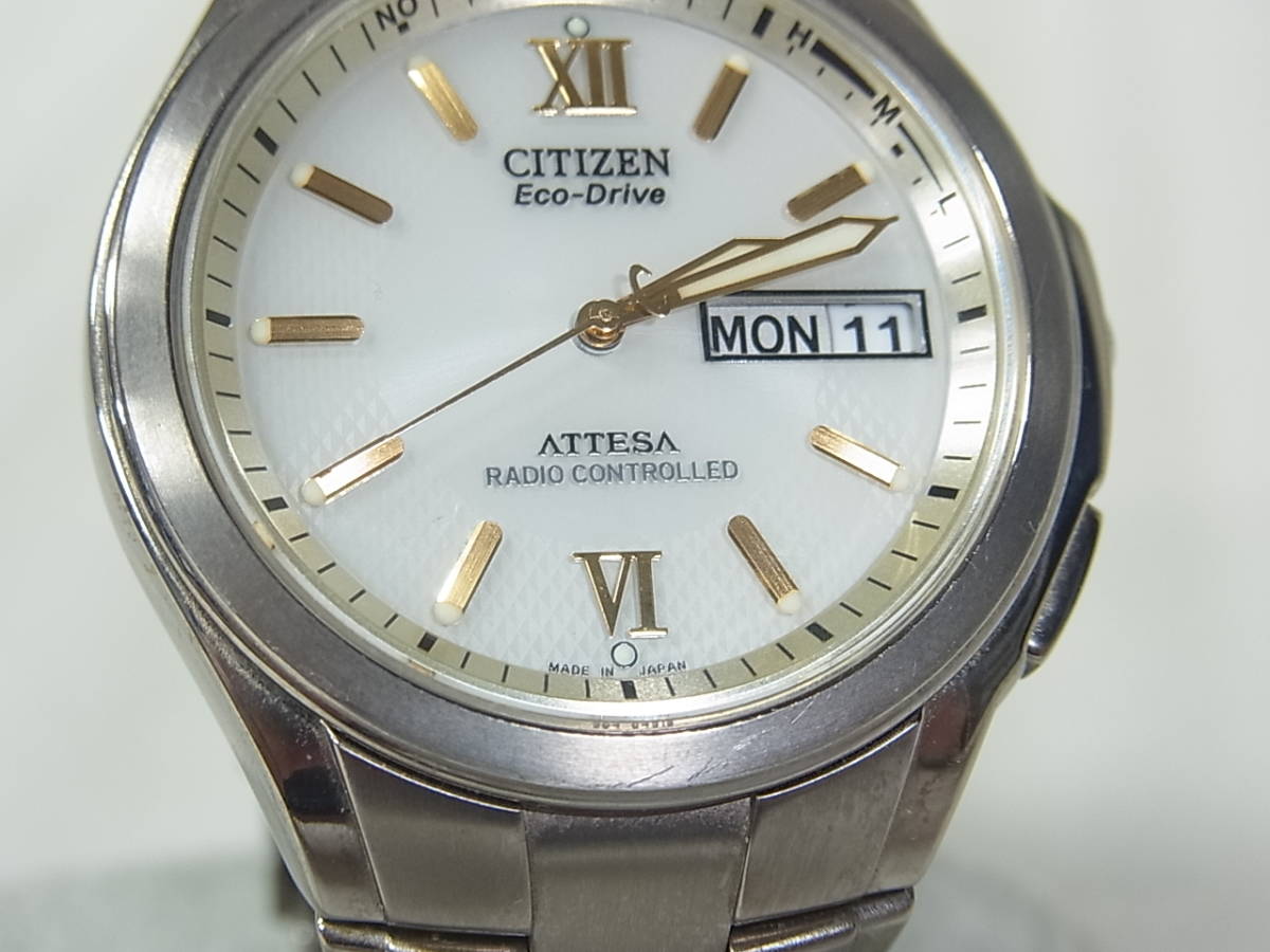 2938 CITIZEN シチズン アテッサ エコドライブ H100-T010431 動作品