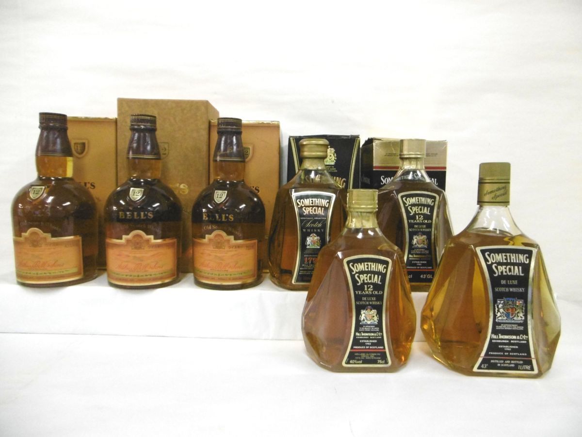 古酒 未開栓 4本セット BELL'S ベルズ 12年 陶器 Fine Old Scotch