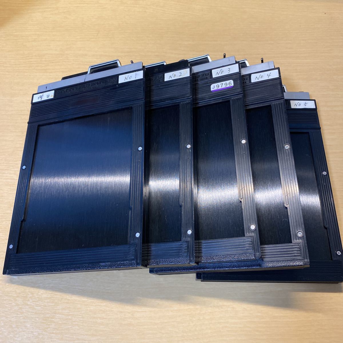 TOYO CUT FILM FOLDER 4×5 inch 5枚 シノゴ/No2 TOYO 4x5 in Camera