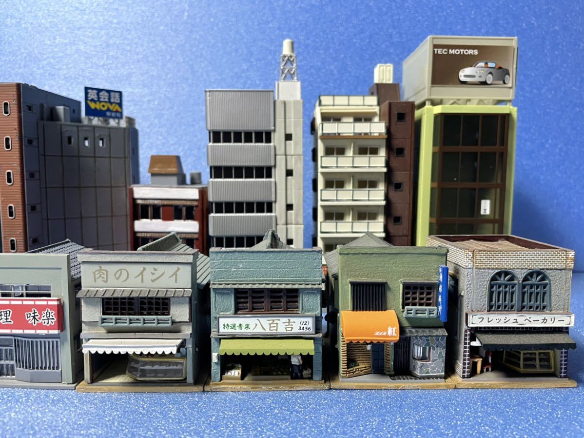 ［ジャンク］鉄道模型　Nゲージ ストラクチャー　いろいろ　まとめ Nゲージ 建物ストラクチャーいろいろまとめて5 Nゲージ