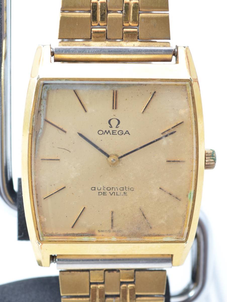 E☆稼働品☆OMEGA オメガ DE VILLE デビル 24石 Cal.711 151.780 ゴールド