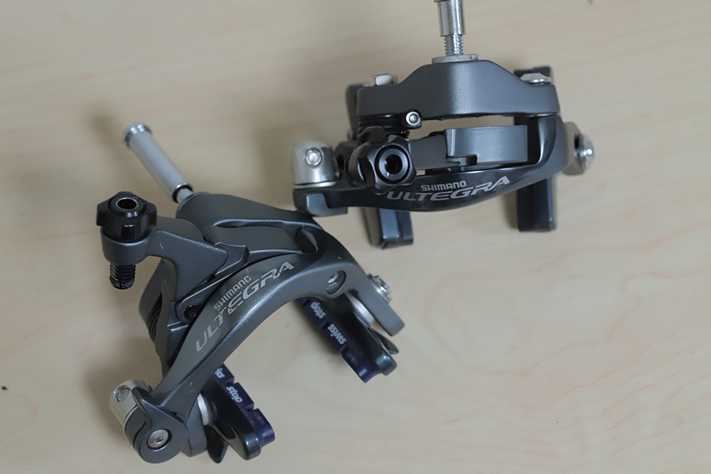 BR-6800アルテグラブレーキ前後セット【未使用シューおまけ付】 シマノ SHIMANO アルテグラ ULTEGRA BR-6800 キャリパーブレーキ前後