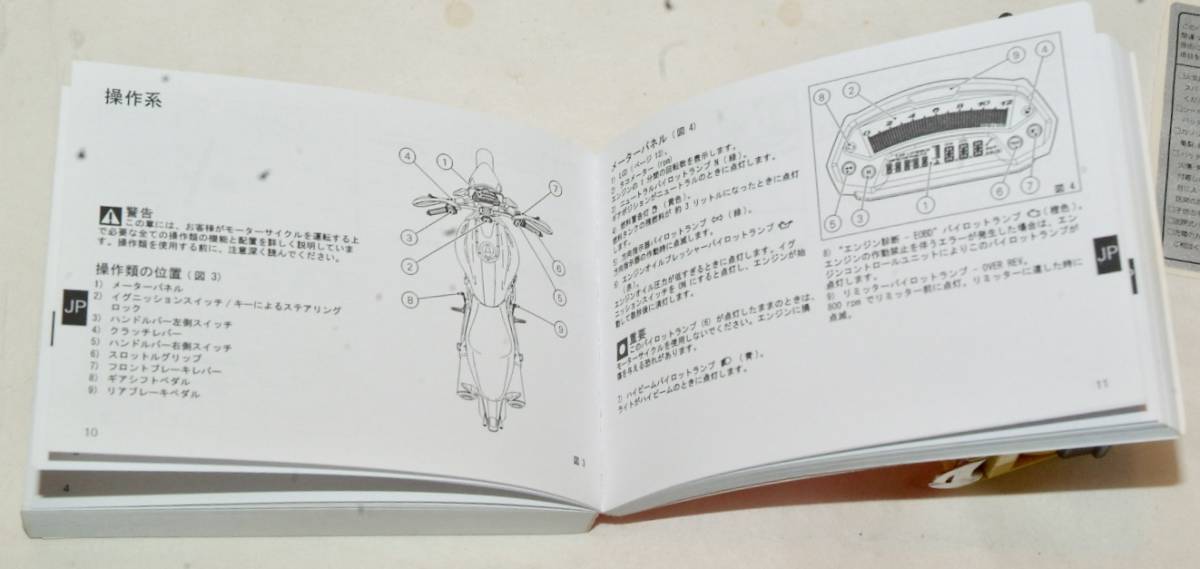 ドゥカティ M696 取扱説明書　配線図あり 日本語 オーナーズマニュアル DUCATI_4