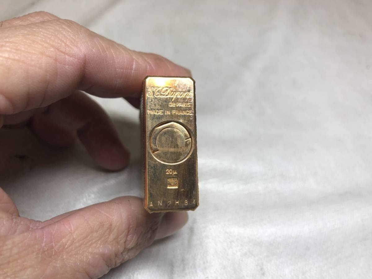 S.T.Dupontの純銀張り、『希少品・卓上』ガスライター : ヴィンテージ S.T Dupont/デュポン/ギャッツビー/ガスライター/シルバー