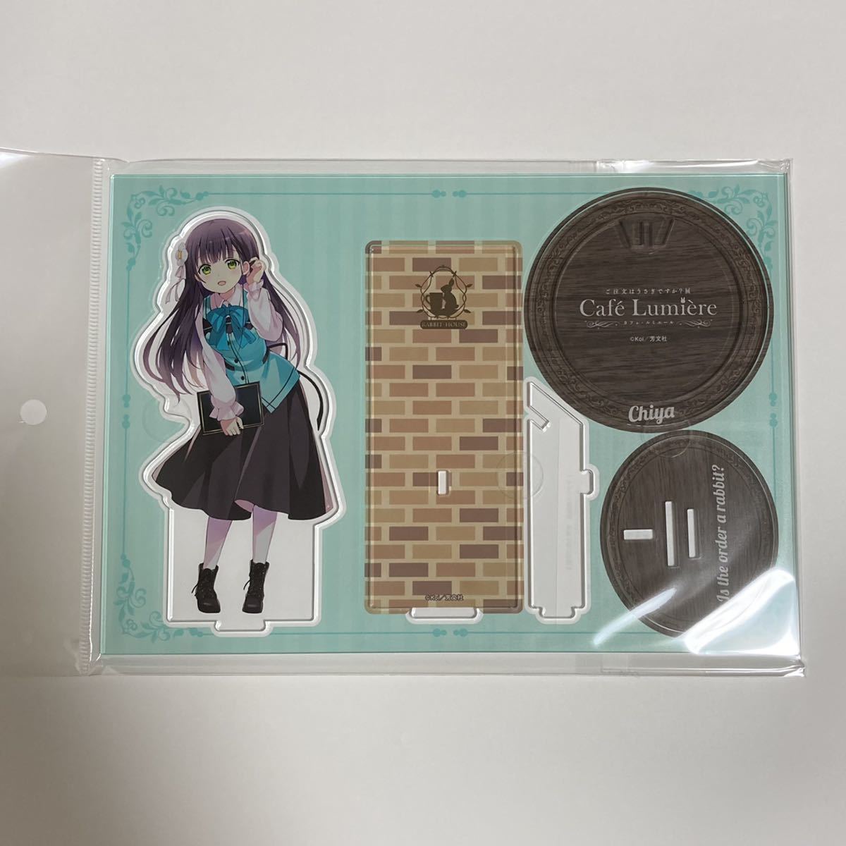 ごちうさ展 立体アクリルスタンド 千夜 ご注文はうさぎですか？展 Caf Lumire（カフェ・ルミエール） 浅草 限定 アクスタ イベント限定