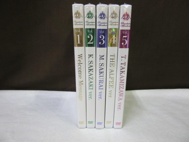11D362◇THE ALFEE アルフィー DVD Vol.1～5 40th Anniversary Premium