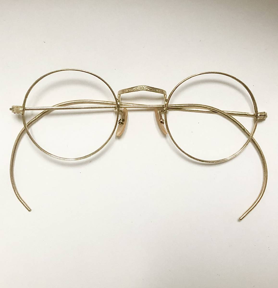キズあり処分価格 B&L ボシュロム 米国ビンテージ 12K金張 1930-40年代 