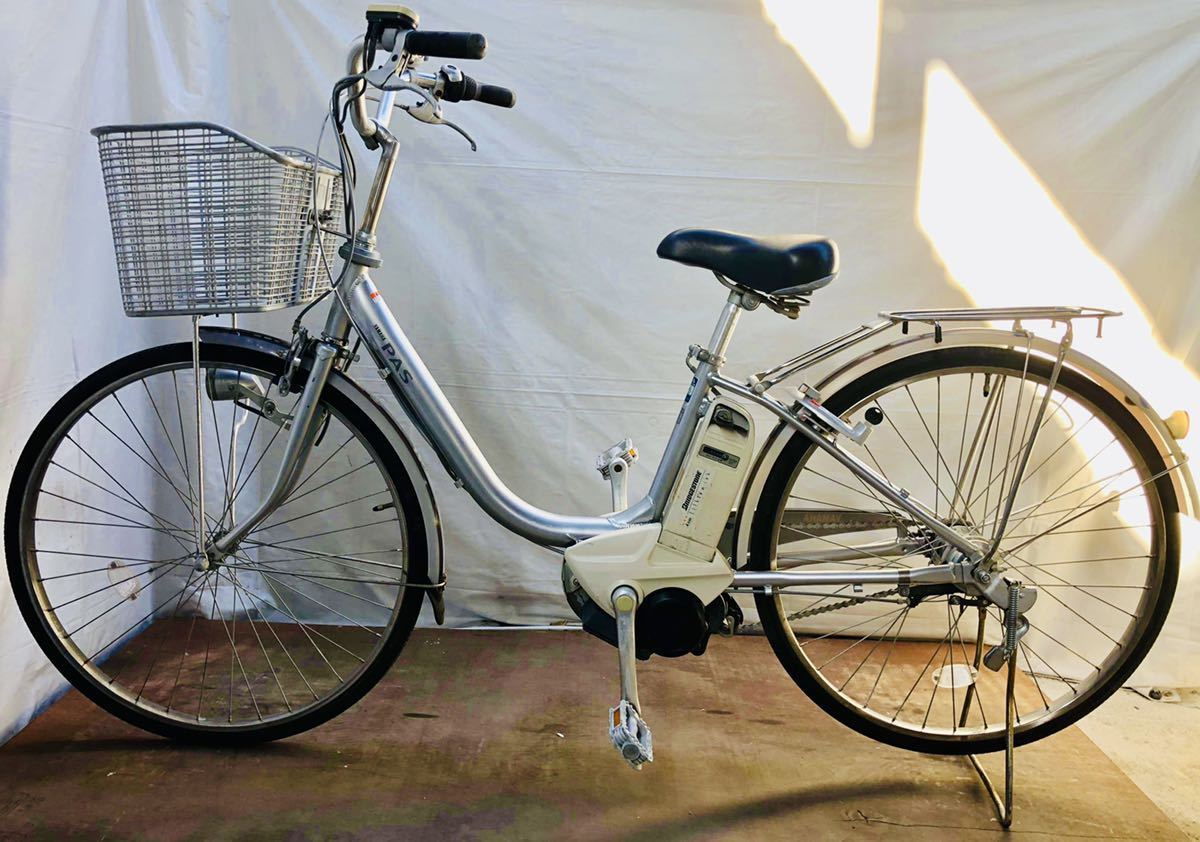 PAS ヤマハ YAMAHA With 26インチ電動アシスト自転車中古車 送料無料 