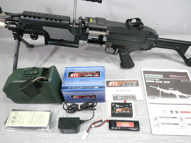 【新作，本物保証】 1円 訳有 作動ok TOP MINIMI M249 SAW JSDF 自衛隊 Ver LMG フルメタル電動ガン おまけ リポバッテリー 充電器 M4タイプマグ(電動ガン)｜売買されたオークション情報、yahooの商品情報をアーカイブ公開 - 電動ガン