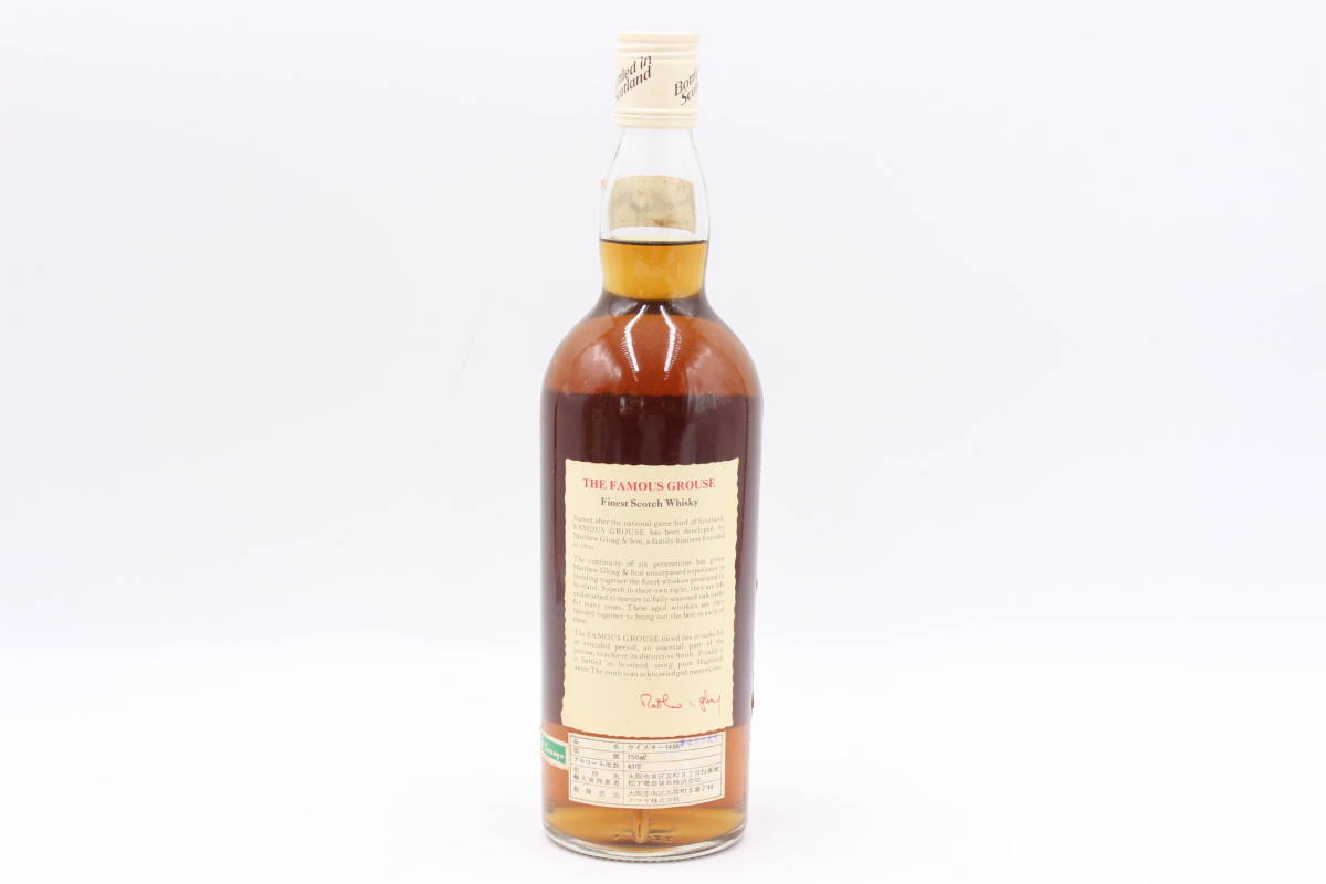 ☆ 【送料無料】【1円～】【未開栓】 THE FAMOUS GROUSE/ザ フェイマス 