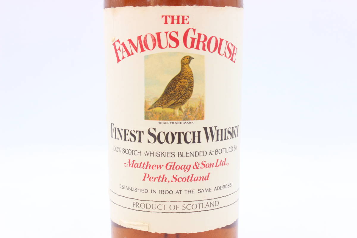 ☆ 【送料無料】【1円～】【未開栓】 THE FAMOUS GROUSE/ザ フェイマス 