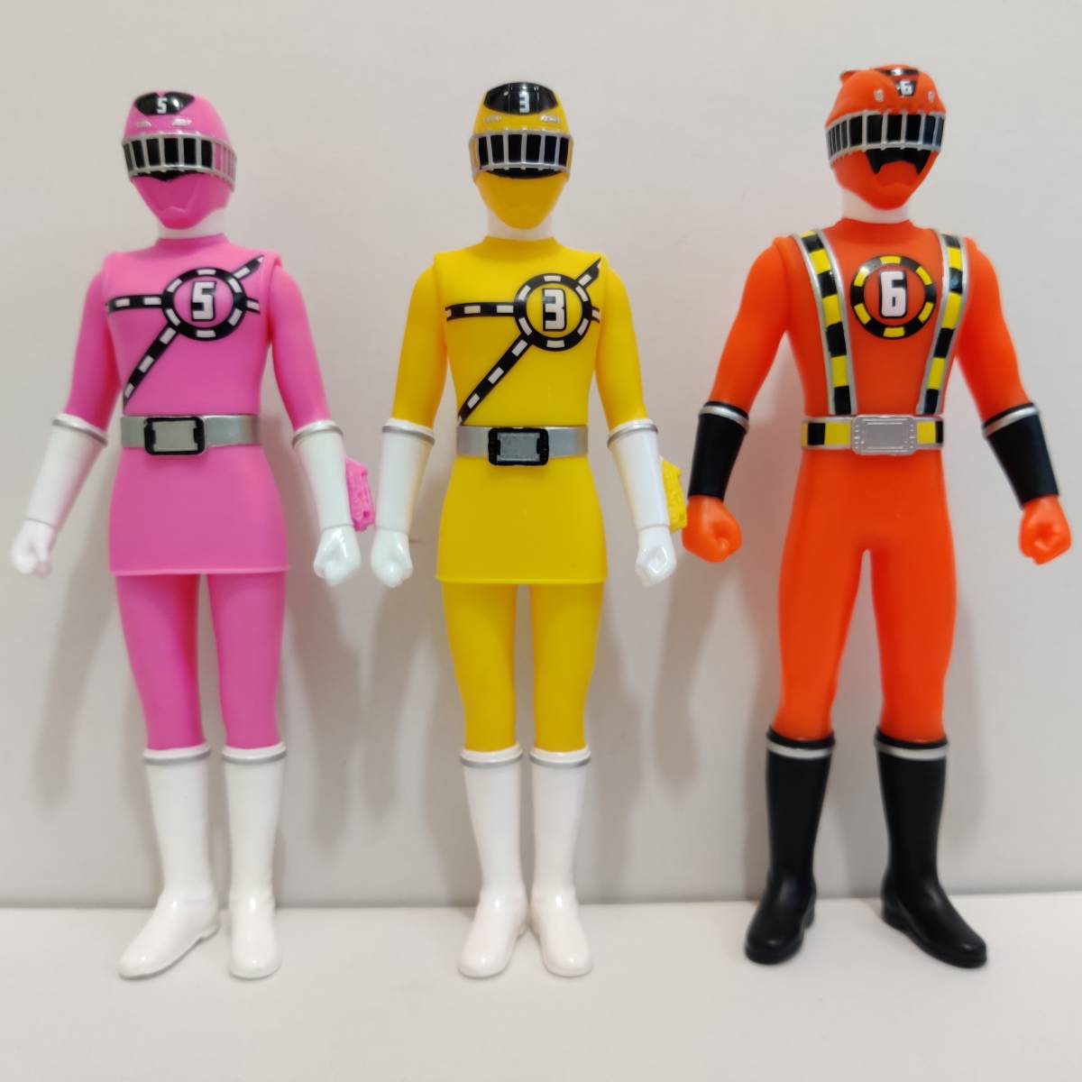 戦隊ヒーローシリーズ ソフビ 烈車戦隊トッキュウジャー 1号 2号 3号 4