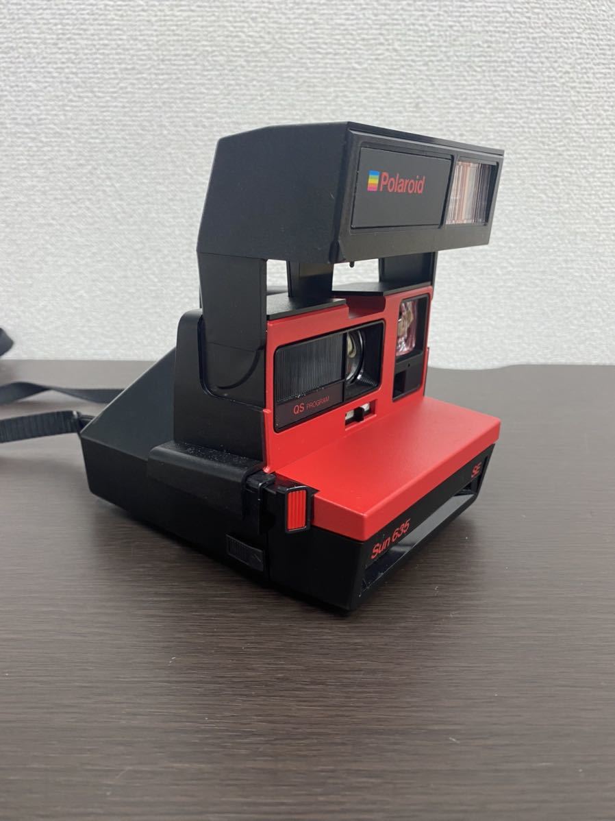 希少 Polaroid ポラロイドカメラ Sun 635 SE 赤 レッド 希少カラー