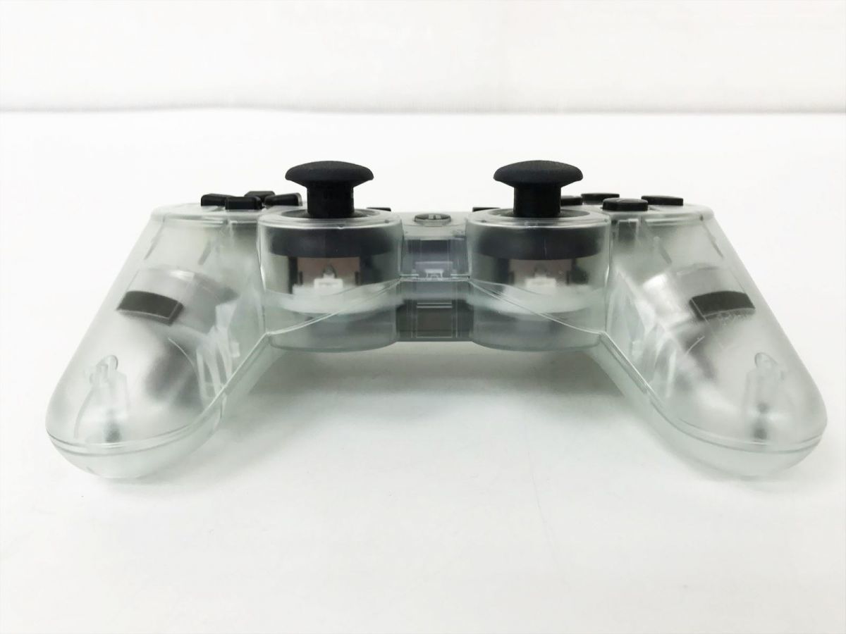 1円】美品 PS3 純正 ワイヤレスコントローラー DUALSHOCK3 クリスタル 