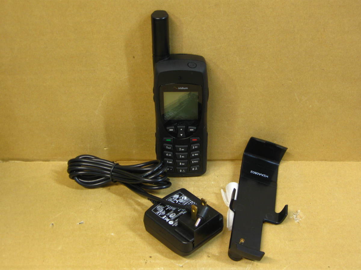▽KDDI iridium 9555 衛星携帯電話 SIM無し 中古 イリジウム 全国無料