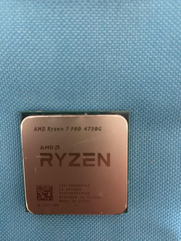 AMD Ryzen 0 4750G CPU 中古分解品 インテル LGAソケット 公式通販 PRO
