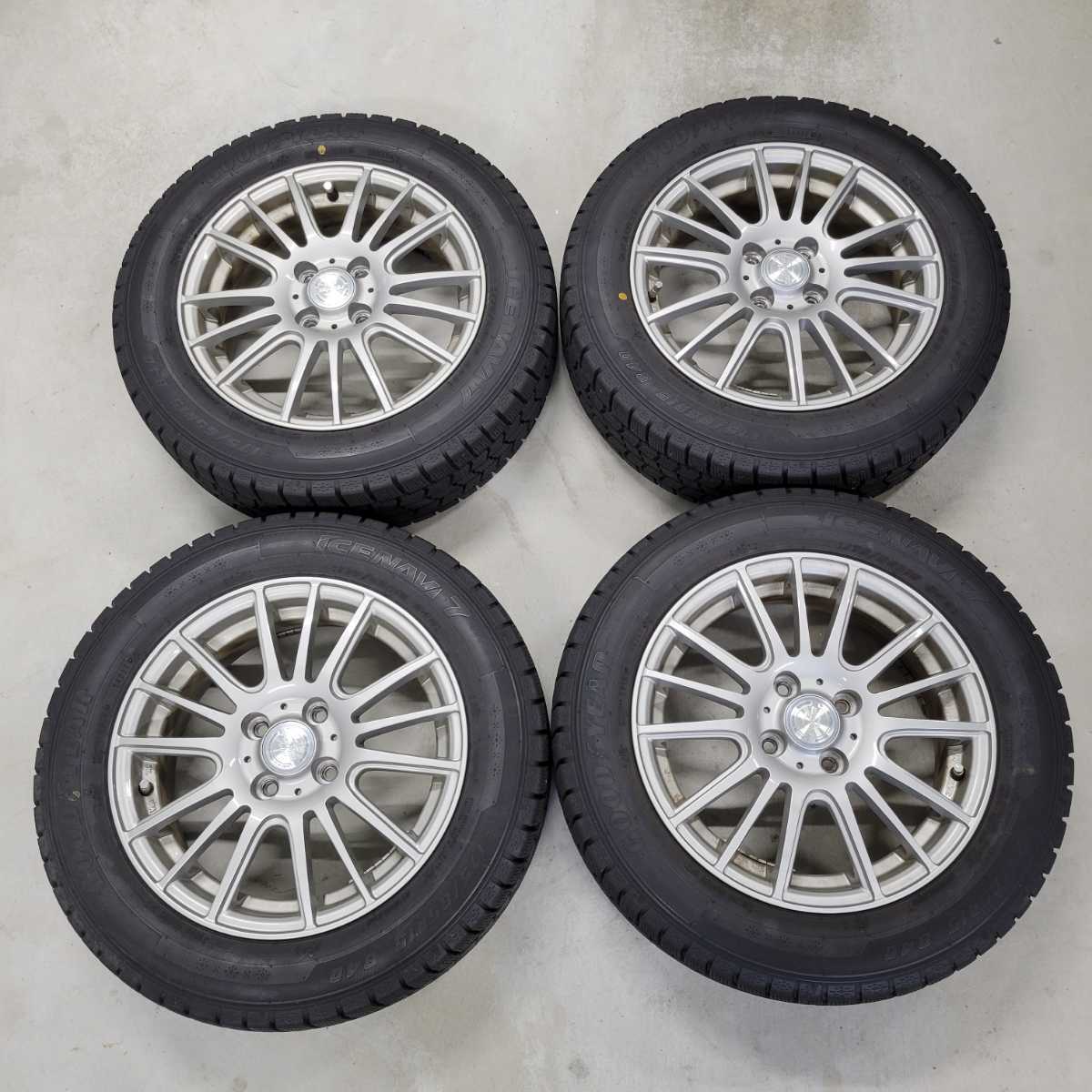 175/65r15 スタッドレス ホイールセット アクア等 175⁄65R15 0 タイヤ 