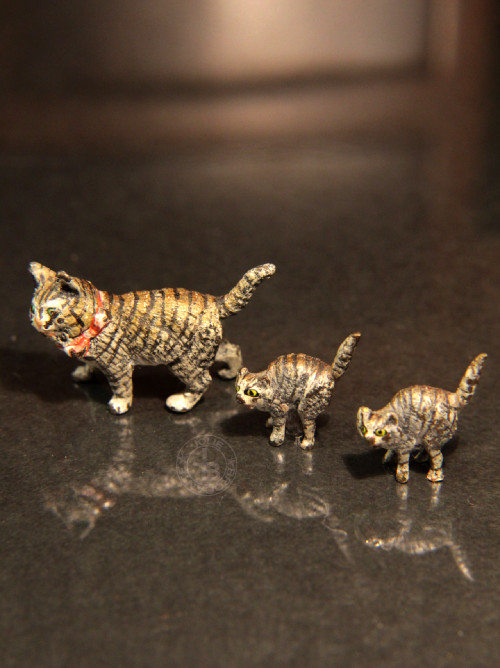 アンティーク ブロンズ猫 アンティーク アールデコ調 黒い猫のブロンズ