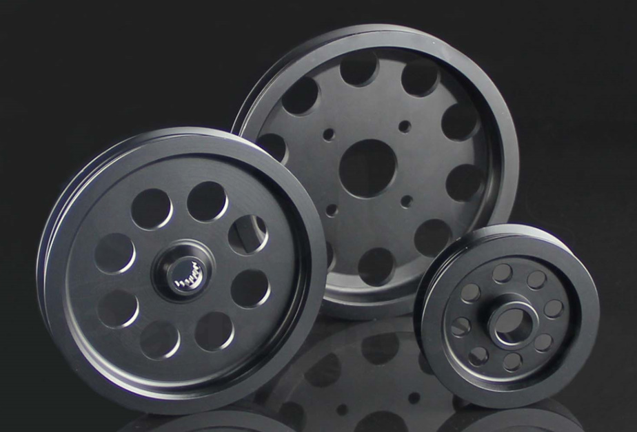 B060 日産RB20DET/RB25DET 軽量ビレットアルミプーリー3個セット