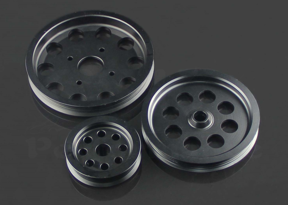 B060 日産RB20DET/RB25DET 軽量ビレットアルミプーリー3個セット