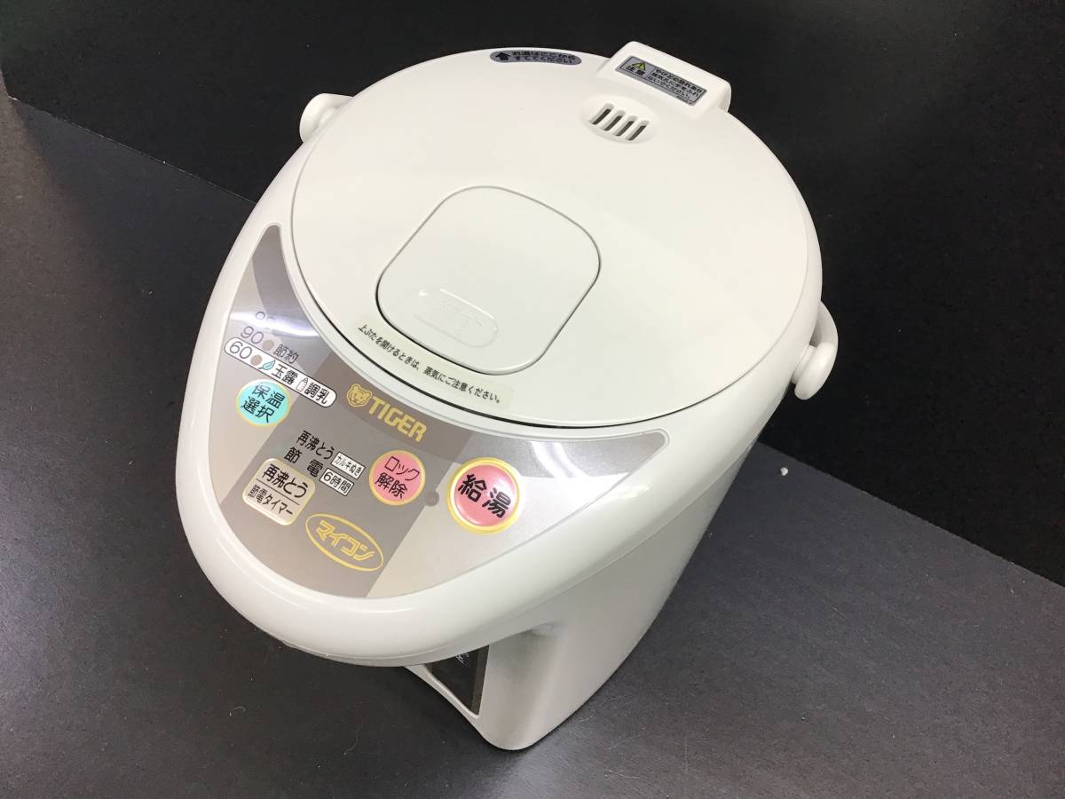 Tiger電動ポット 2 2 Pdh F2 マイコン 保温温度 節電タイマー 調乳 02年 魔法瓶 コーヒー お湯 カルキ抜き 電気ポット 売買されたオークション情報 Yahooの商品情報をアーカイブ公開 オークファン Aucfan Com