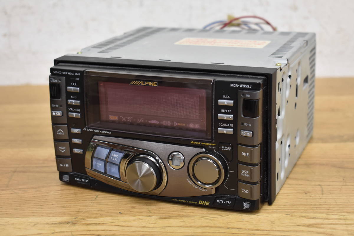 ALPINE アルパイン CD/MDプレイヤー MDA-W955J カーステレオ MDA-W955J