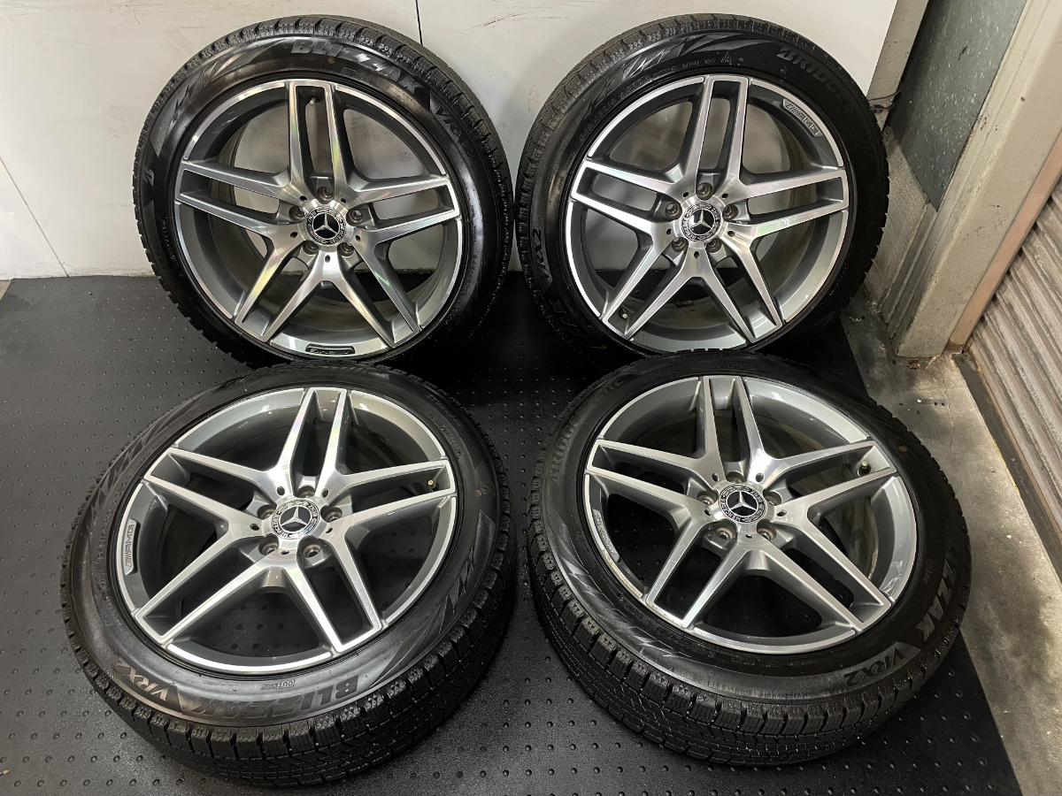 冬用 売り切り AMG本物 バリ溝 ベンツ W222 Sクラス S560L 純正19 