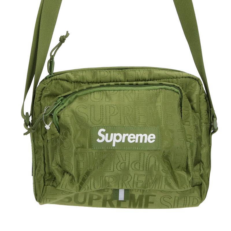 本物保証，格安 シュプリーム SUPREME 19SS Shoulder Bag ボックスロゴナイロンショルダーバッグ グリーン 6211 99(かばん、バッグ)｜売買されたオークション情報、yahooの商品情報をアーカイブ公開 - オークファン かばん、バッグ