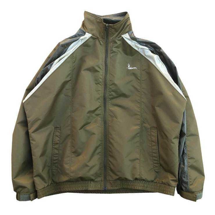 美品 定価4.2万 PSICOM BRIAN JACKET OLIVE XL tivoLi surf shop サイコム ナイロンスポーツジャケット