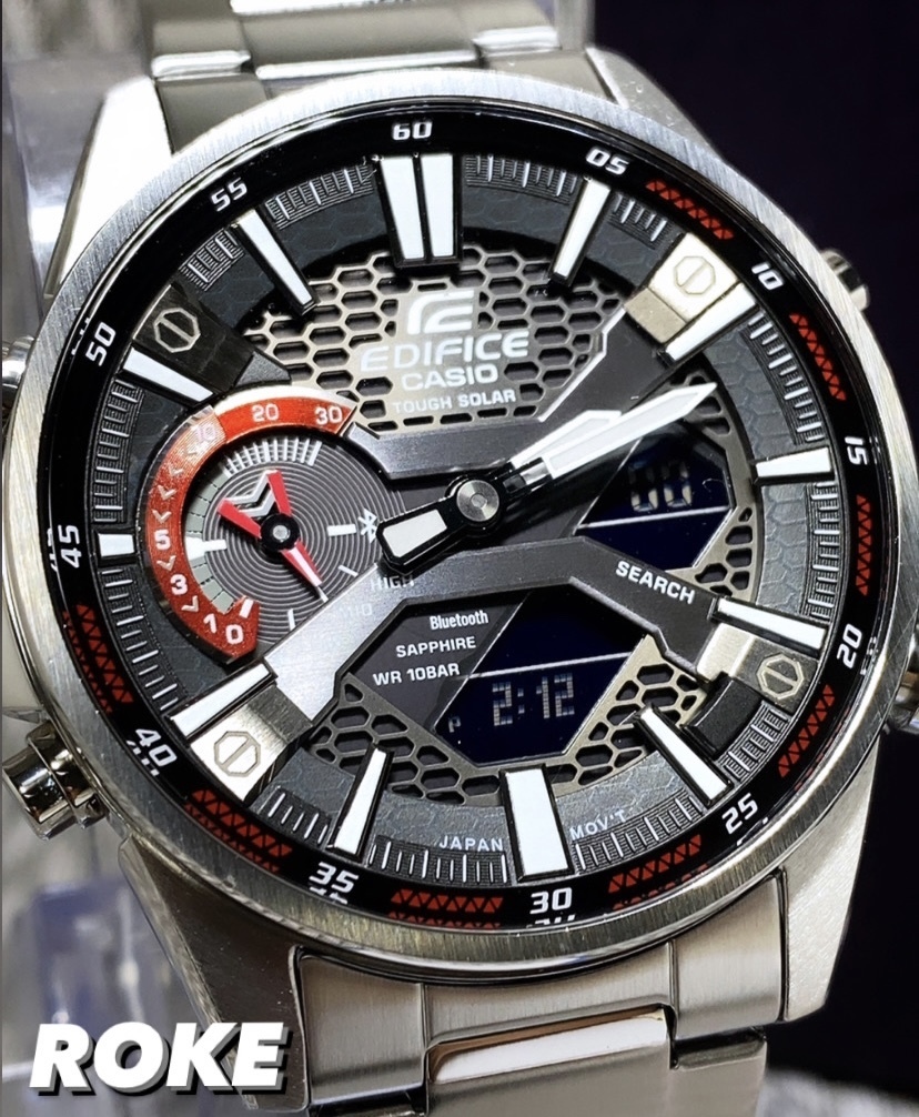 人気定番，大得価 最新作 カシオ エディフィス CASIO EDIFICE 正規品 腕時計 モバイルリンク メンズ タフソーラー腕時計 ECB-S100D-1A ワールドタイム(EDIFICE)｜売買されたオークション情報、yahooの商品情報をアーカイ EDIFICE