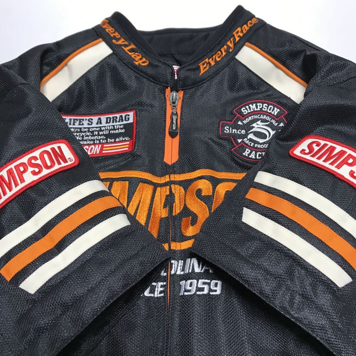 シンプソン (SIMPSON) 半袖切り替え 春夏 KTM メンズLLサイズ メッシュ 