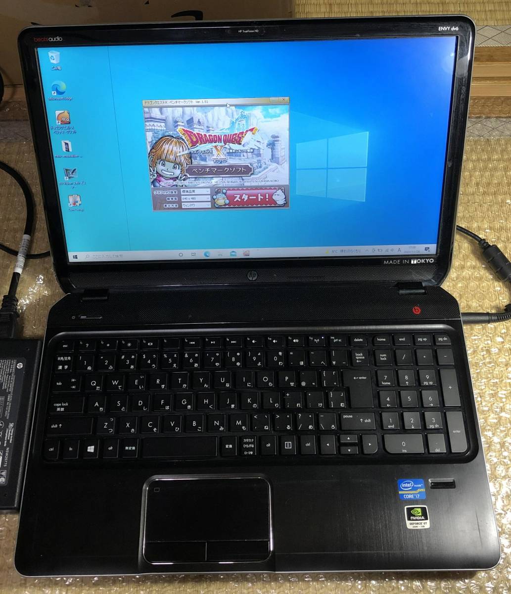 HP ENVY dv6 ゲーミングノートPC Core-i7 Geforce ジャンク品 Core 
