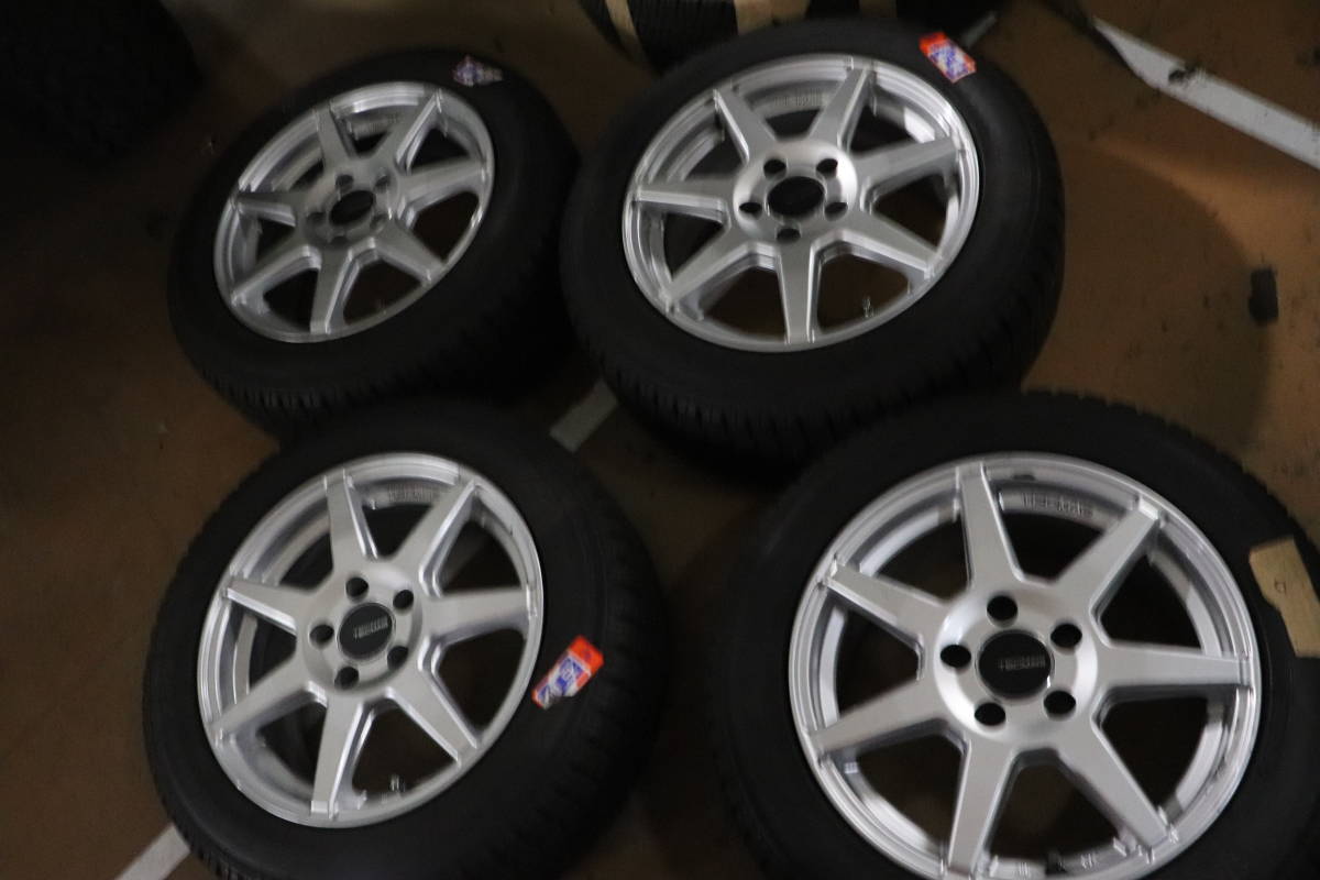 アウディ・ワーゲンＴＥＣＭＡＧ１６インチアルミ＋スタッドレスタイヤ４本セット