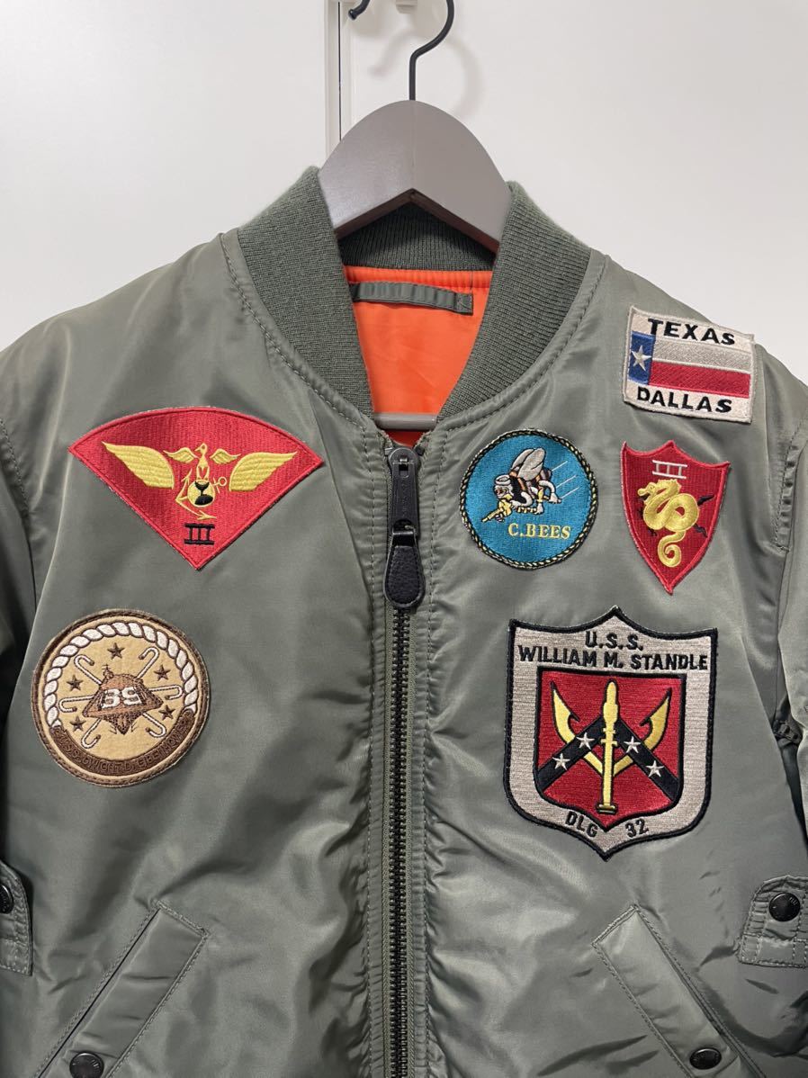 美品】限定 AVIREX TOPGUN Mサイズ MA-1 ジャケット フライト