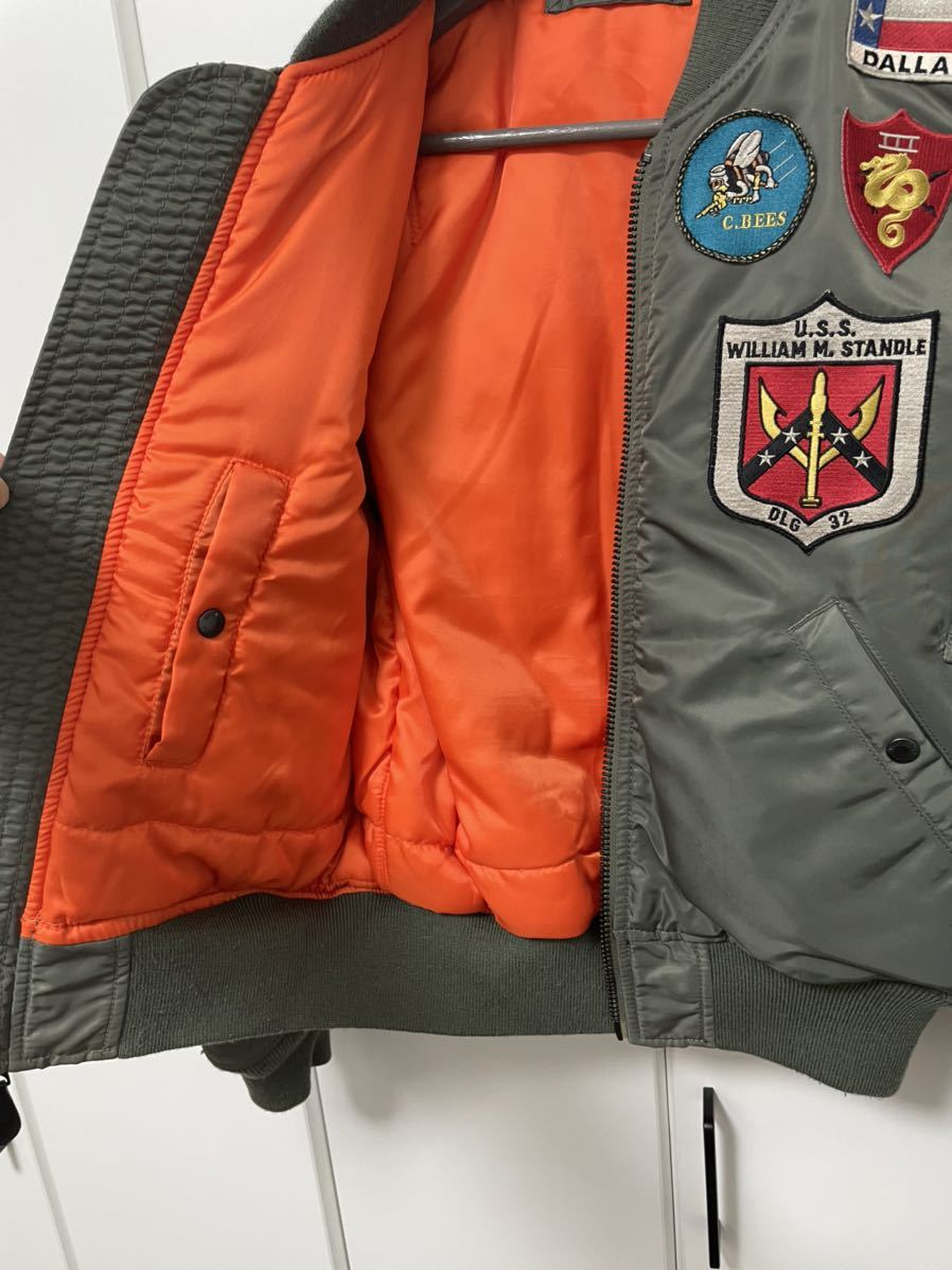 美品】限定 AVIREX TOPGUN Mサイズ MA-1 ジャケット フライト