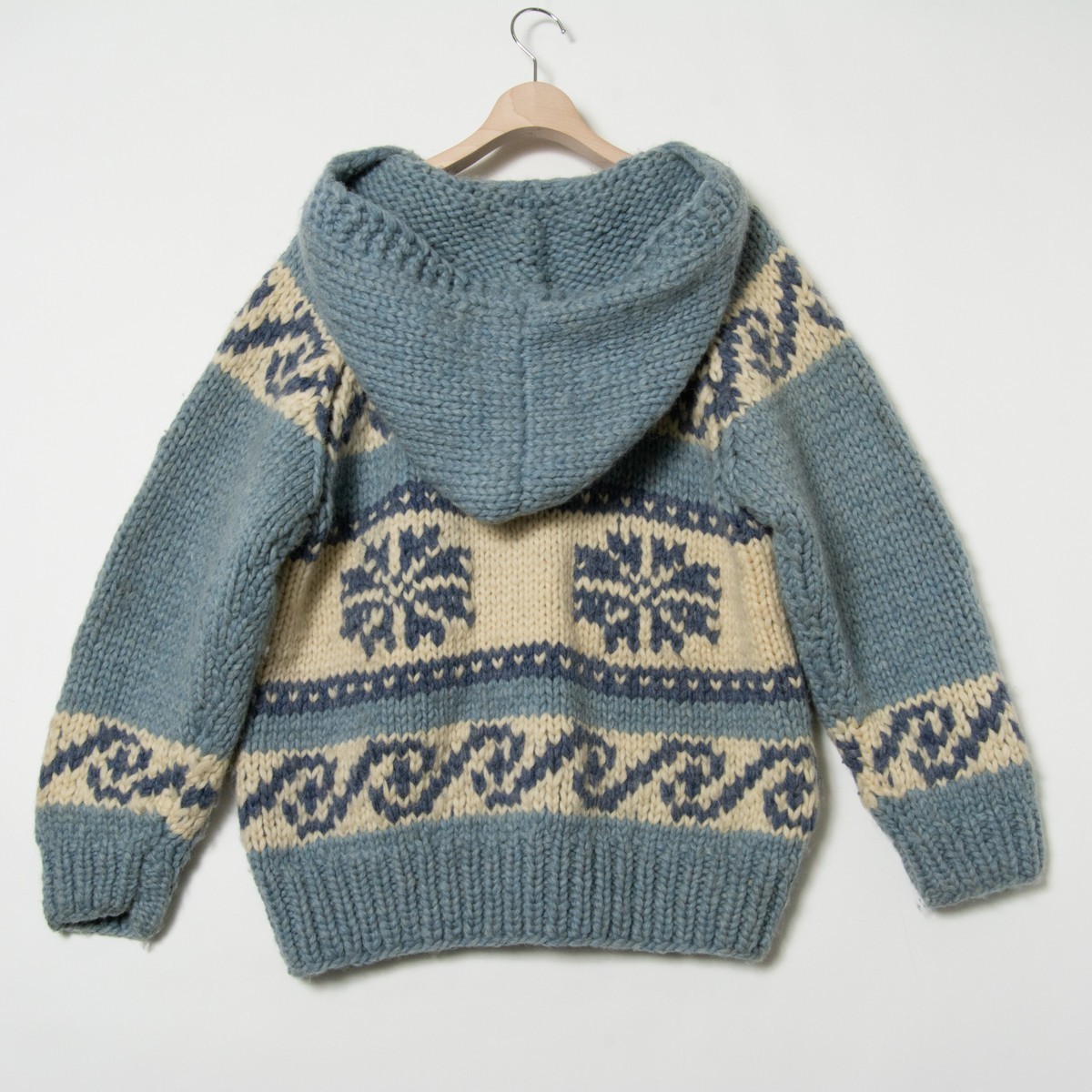 Cowichan shepherd カウチンニット フーディー Cowichan Shepherd カウチン シェパード ニットパーカー セーター